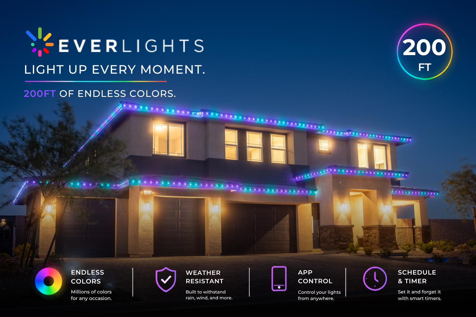 DIY 200' ClickLight Bundle