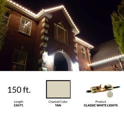 EverLights permanent Christmas lights white lights bundle option 8