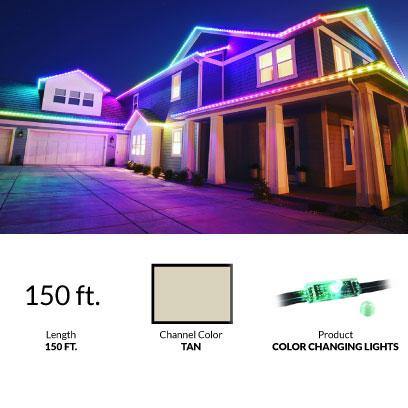 EverLights permanent Christmas lights color changing lights bundle option 9